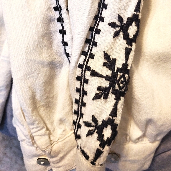 🌻 Boho beaded peasant Boho Festival Dream Top | Embroidered Hippie Vibes NWT🌞 - Picture 8 of 15